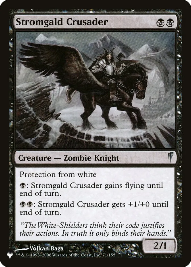 2020 The List Stromgald Crusader #CSP-71 uncommon card image