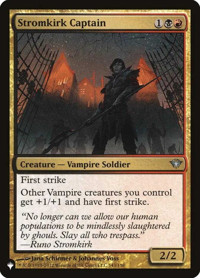 2020 The List Stromkirk Captain #DKA-143 uncommon card image