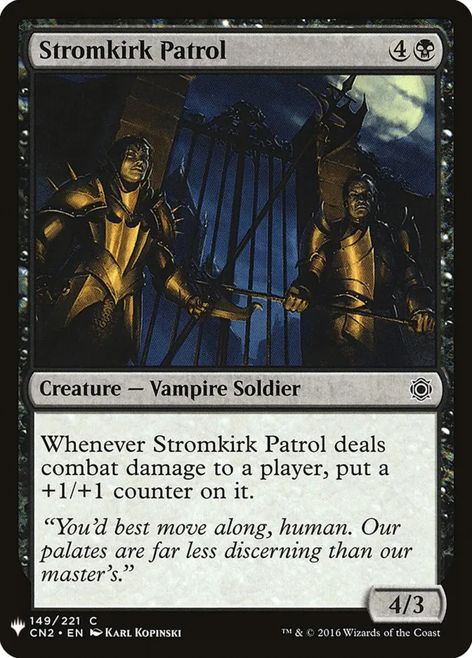 2020 The List Stromkirk Patrol #CN2-149 common card image