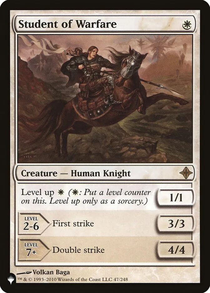 2020 The List Student of Warfare #ROE-47 rare card image