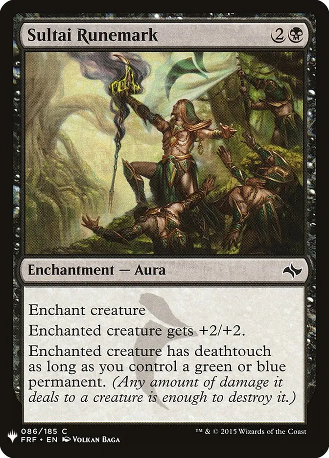 2020 The List Sultai Runemark #FRF-86 common card image
