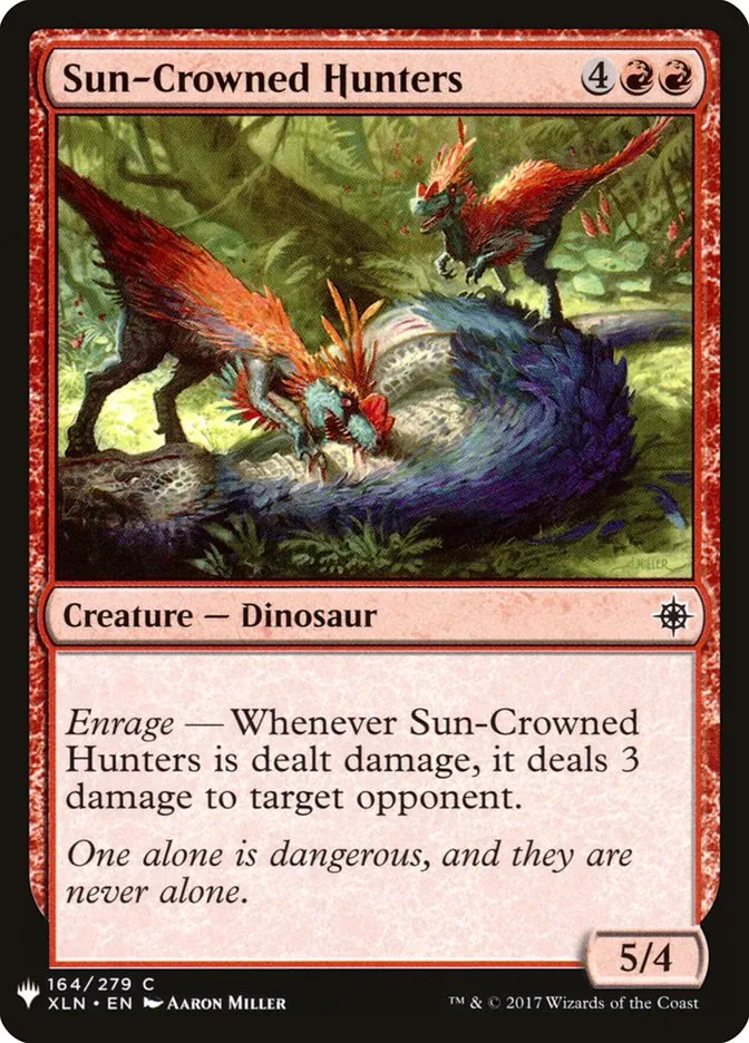 2020 The List Sun-Crowned Hunters #XLN-164 common card image
