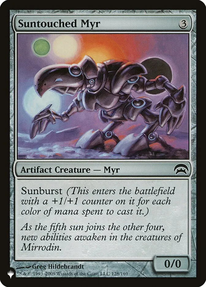 2020 The List Suntouched Myr #HOP-128 common card image