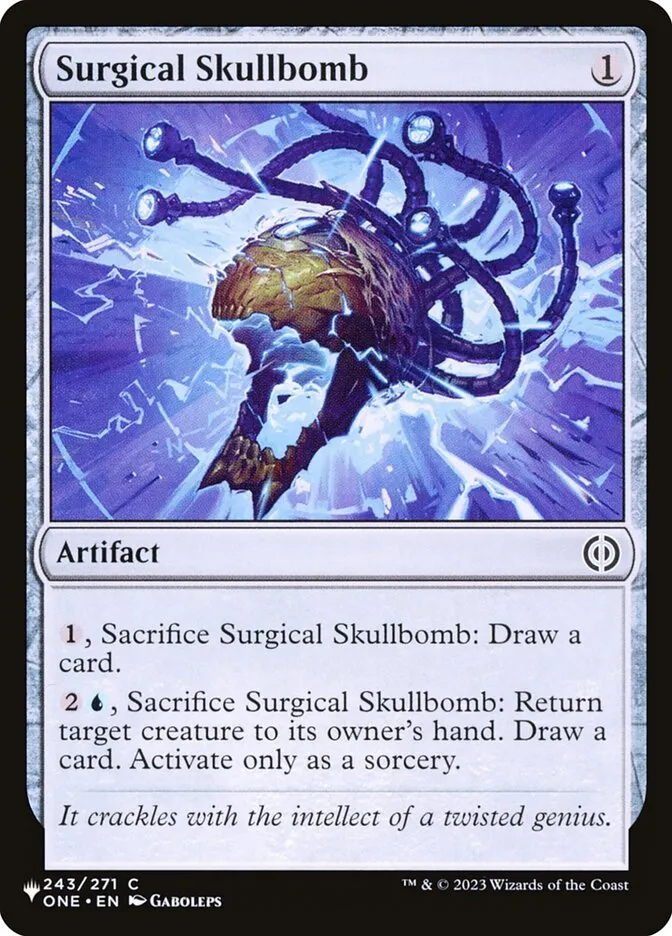 2020 The List Surgical Skullbomb #ONE-243 common card image