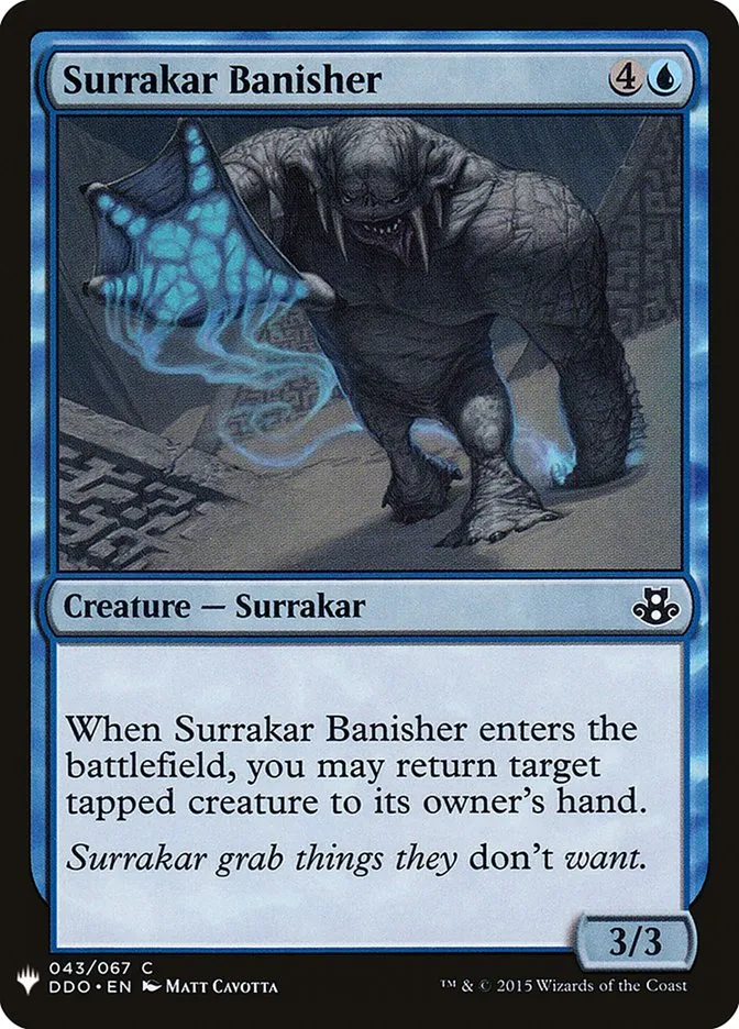 2020 The List Surrakar Banisher #DDO-43 common card image