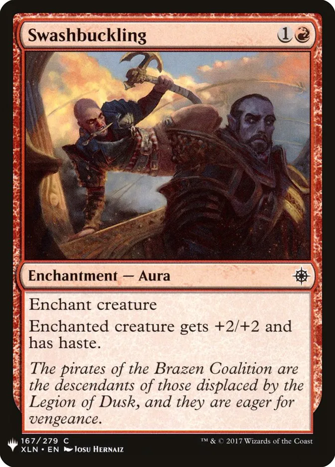 2020 The List Swashbuckling #XLN-167 common card image