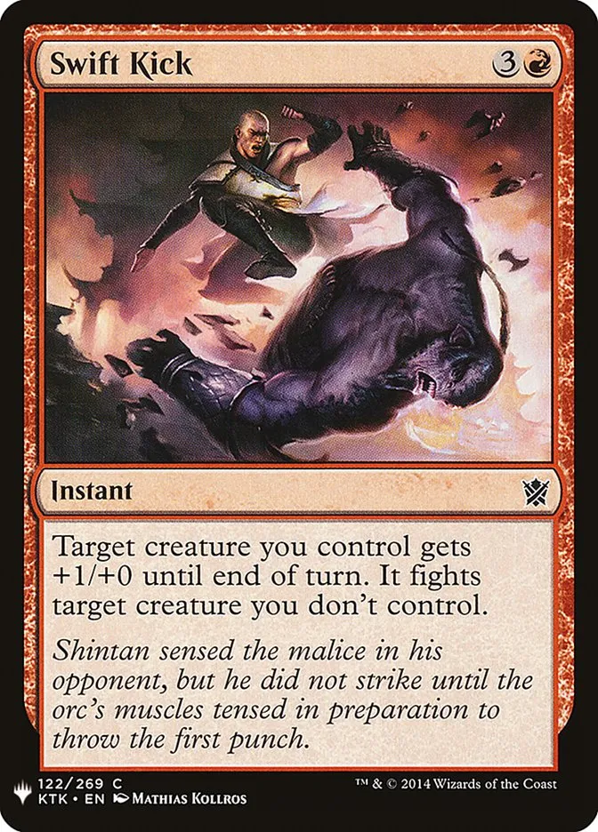 2020 The List Swift Kick common #KTK-122 common card image