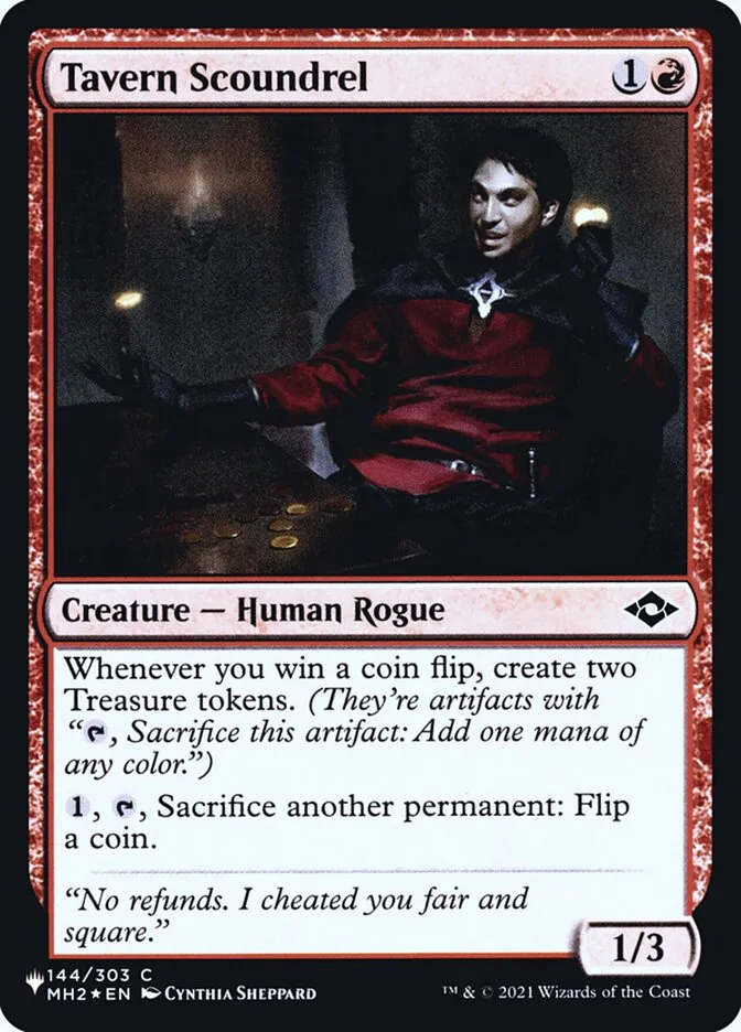 2020 The List Tavern Scoundrel #MH2-144 common card image
