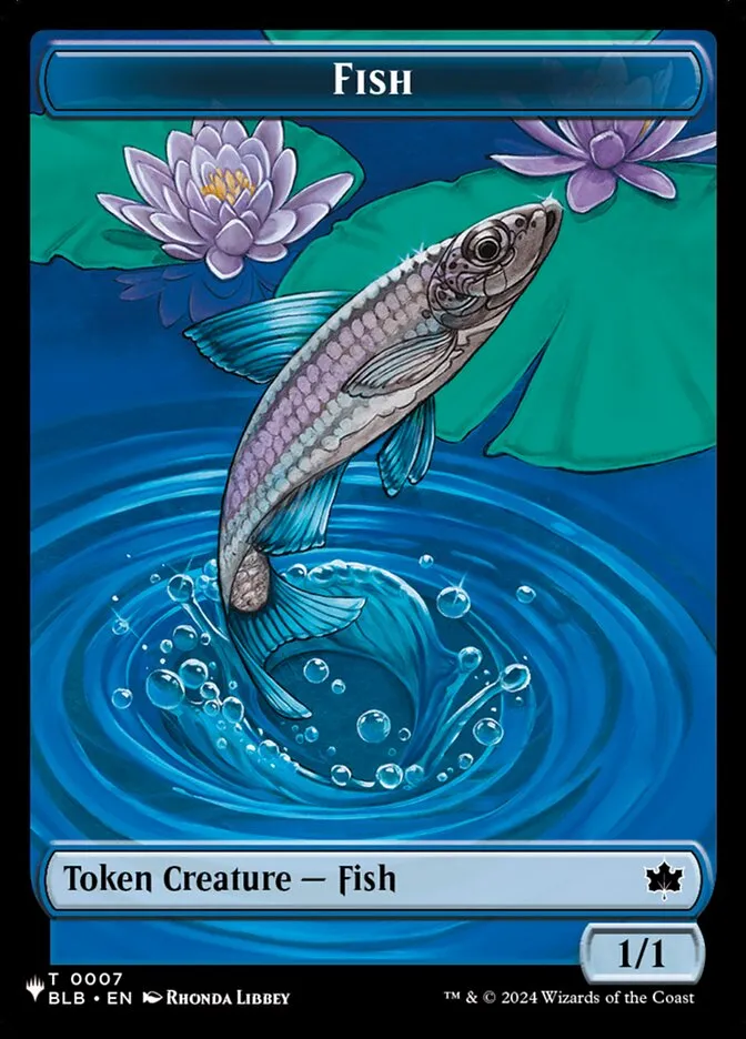 2020 The List Fish common #TBLB-7 common card image