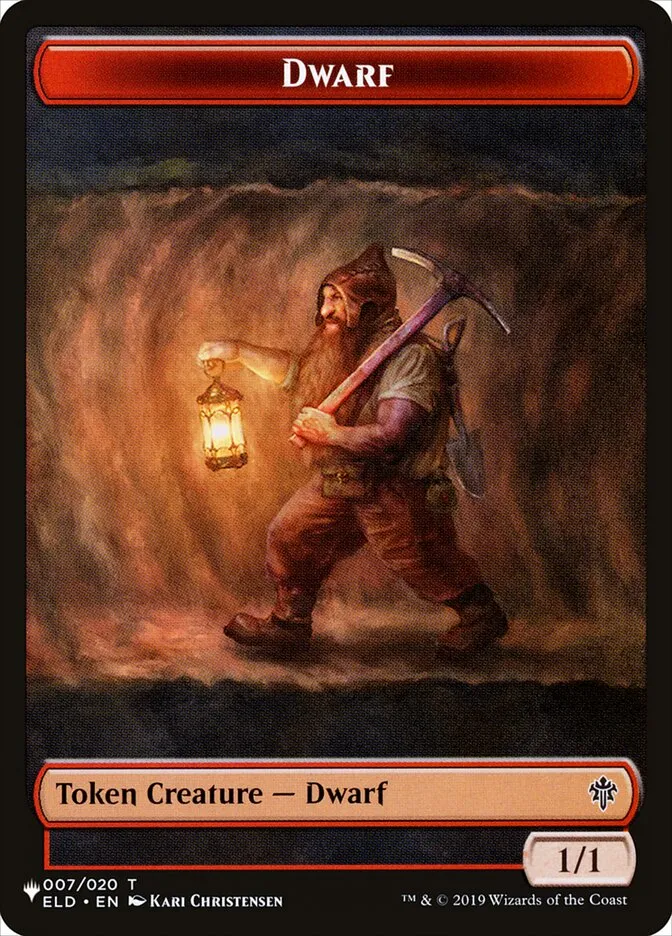 2020 The List Dwarf common #TELD-7 common card image