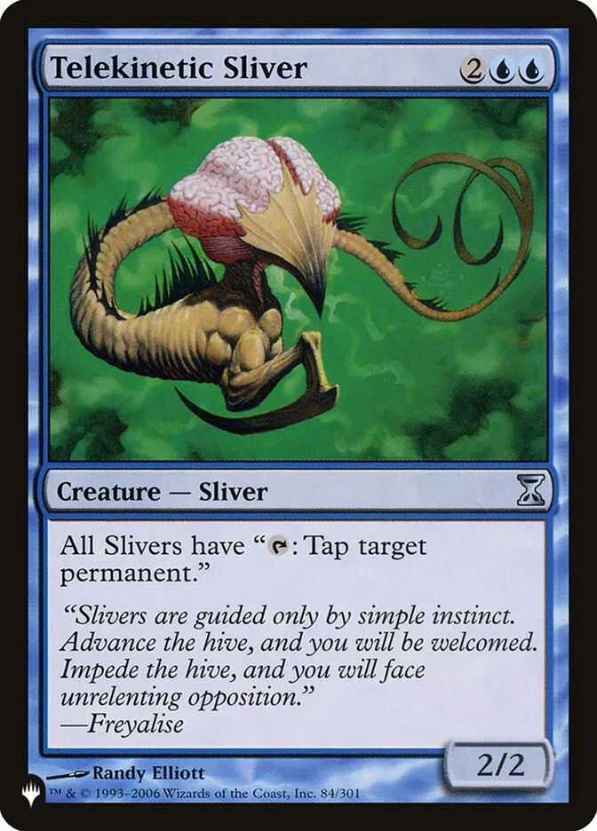 2020 The List Telekinetic Sliver #TSP-84 uncommon card image