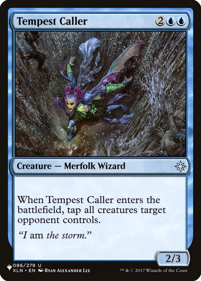 2020 The List Tempest Caller #XLN-86 uncommon card image