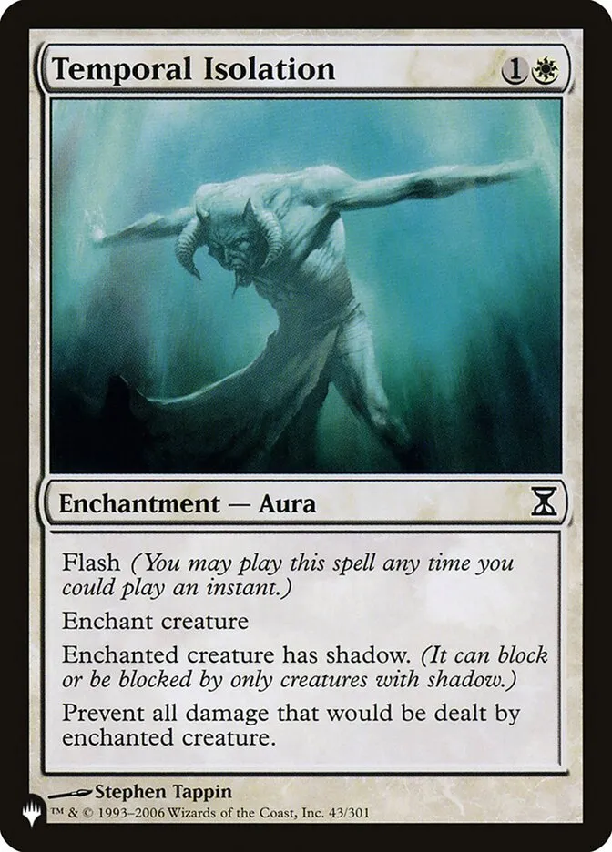 2020 The List Temporal Isolation common #TSP-43 common card image