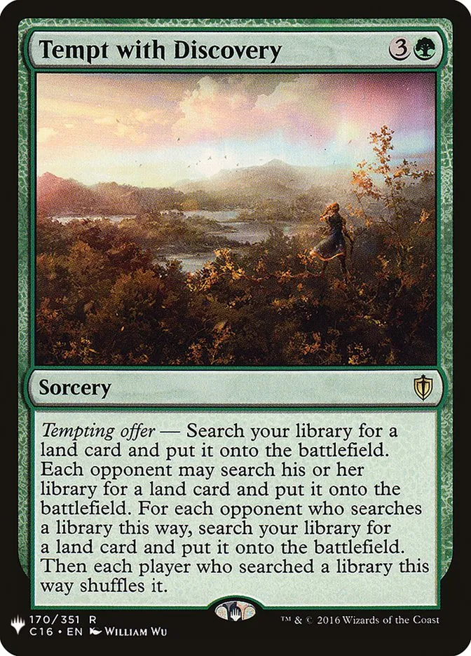 2020 The List Tempt with Discovery #C16-170 rare card image