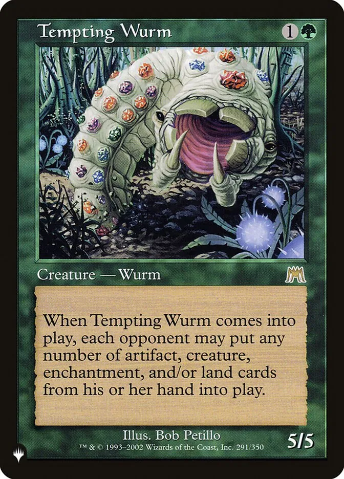 2020 The List Tempting Wurm #ONS-291 rare card image