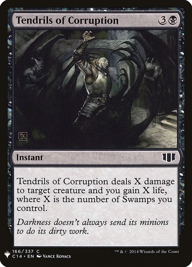 2020 The List Tendrils of Corruption #C14-166 common card image