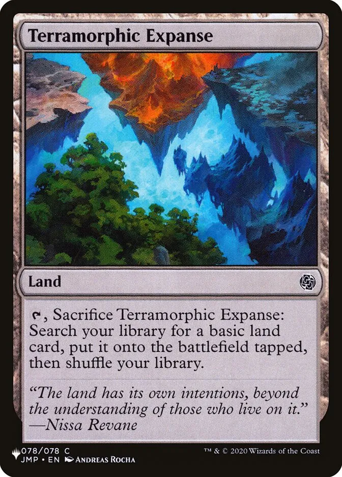 2020 The List Terramorphic Expanse #JMP-78 common card image