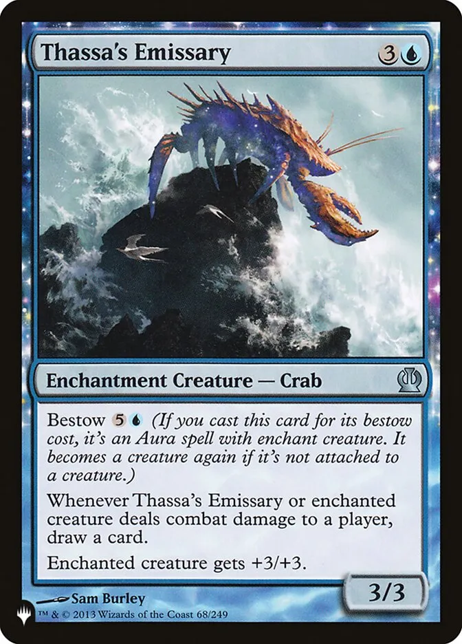 2020 The List Thassa's Emissary #THS-68 uncommon card image