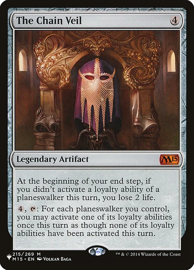 2020 The List The Chain Veil #M15-215 mythic card image