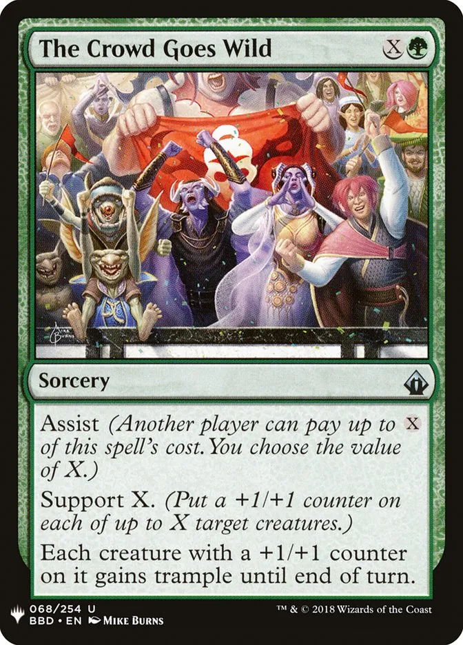 2020 The List The Crowd Goes Wild #BBD-68 uncommon card image