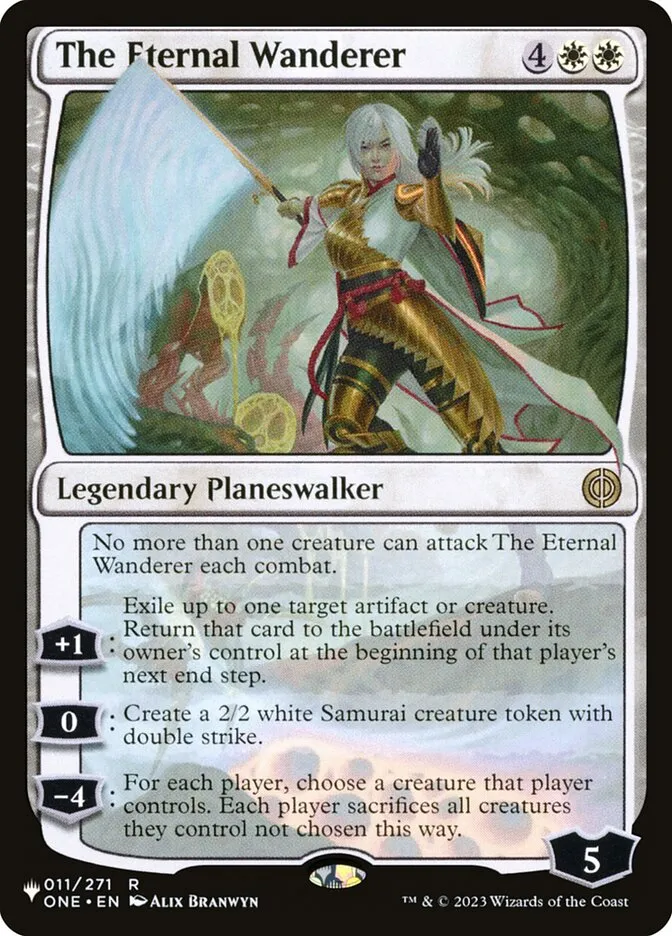 2020 The List The Eternal Wanderer #ONE-11 rare card image