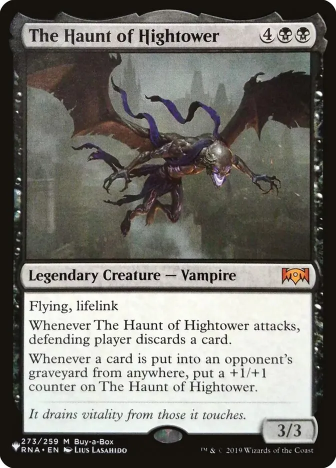 2020 The List The Haunt of Hightower #RNA-273 mythic card image