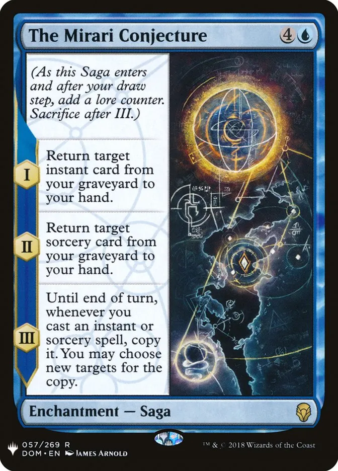2020 The List The Mirari Conjecture #DOM-57 rare card image