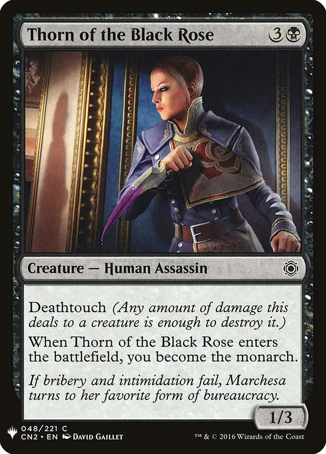 2020 The List Thorn of the Black Rose #CN2-48 common card image