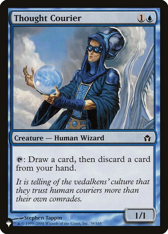 2020 The List Thought Courier #5DN-38 common card image