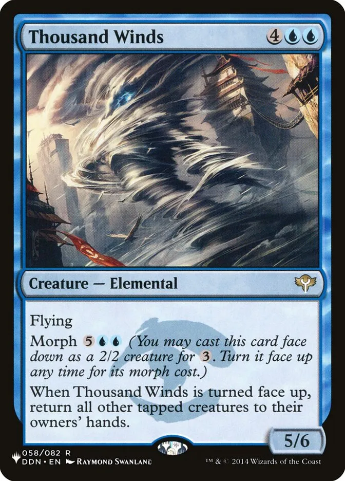 2020 The List Thousand Winds #DDN-58 rare card image