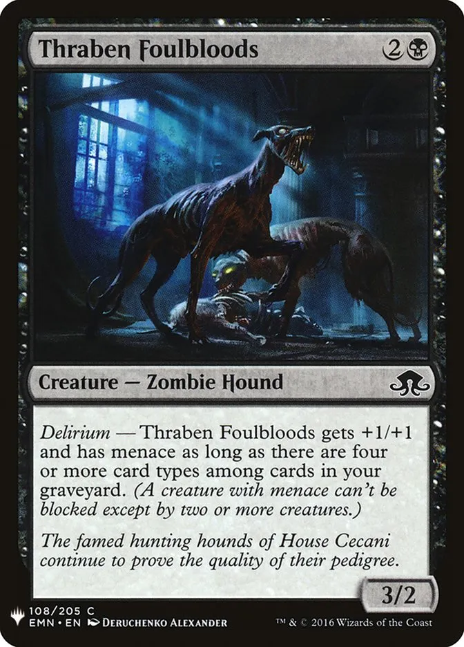 2020 The List Thraben Foulbloods #EMN-108 common card image