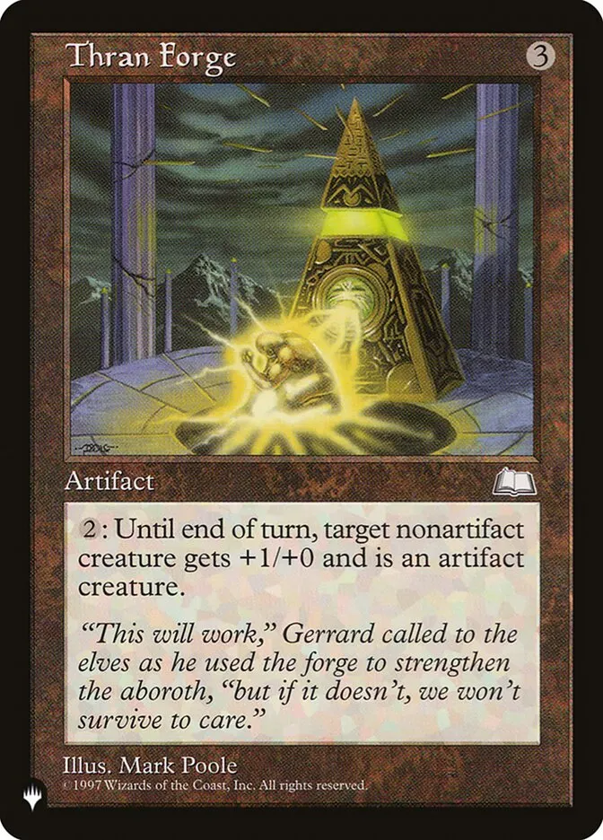 2020 The List Thran Forge uncommon #WTH-159 uncommon card image