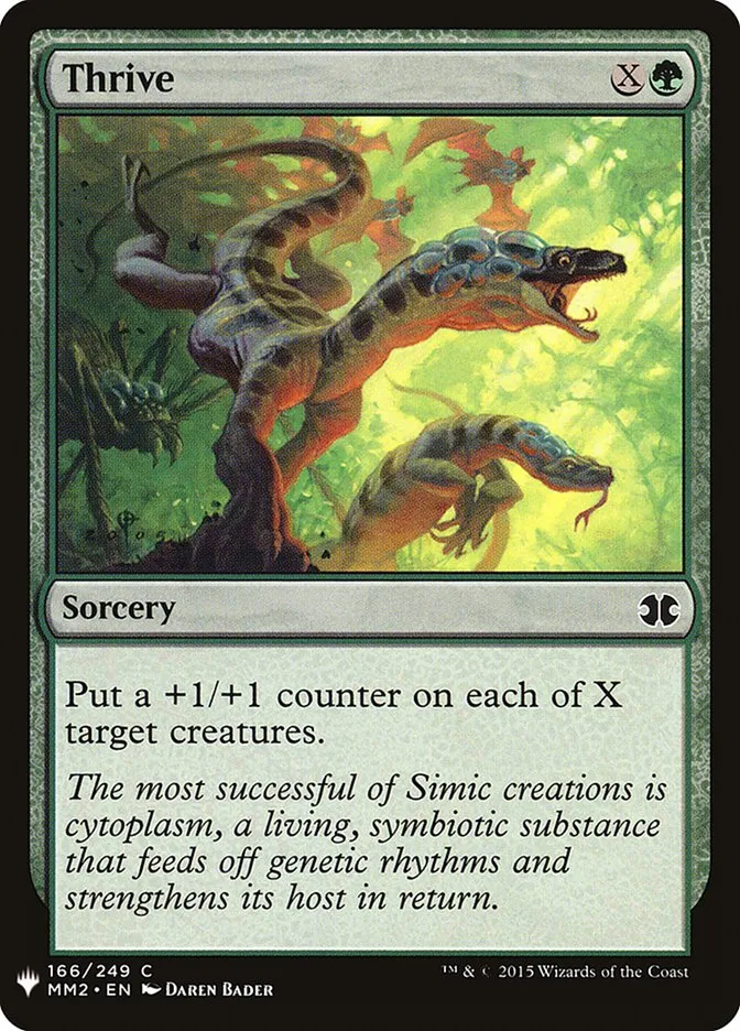 2020 The List Thrive common #MM2-166 common card image
