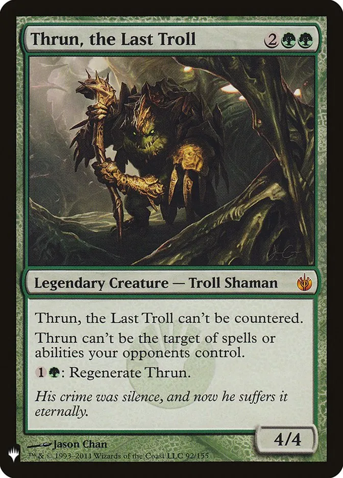 2020 The List Thrun, the Last Troll #MBS-92 mythic card image