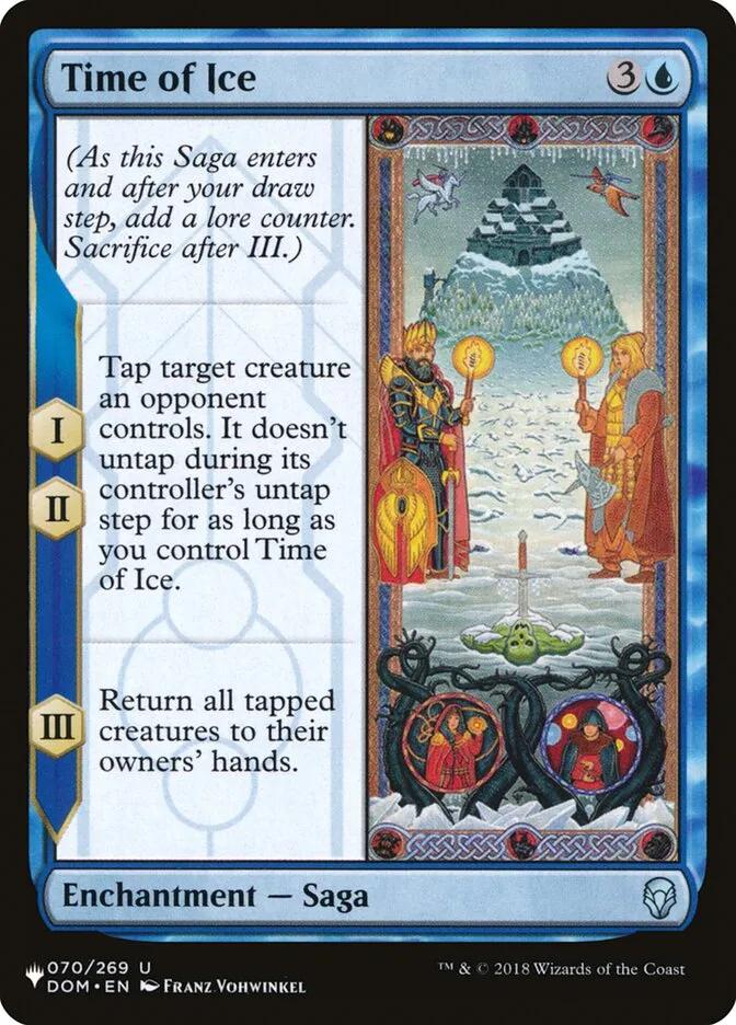 2020 The List Time of Ice #DOM-70 uncommon card image