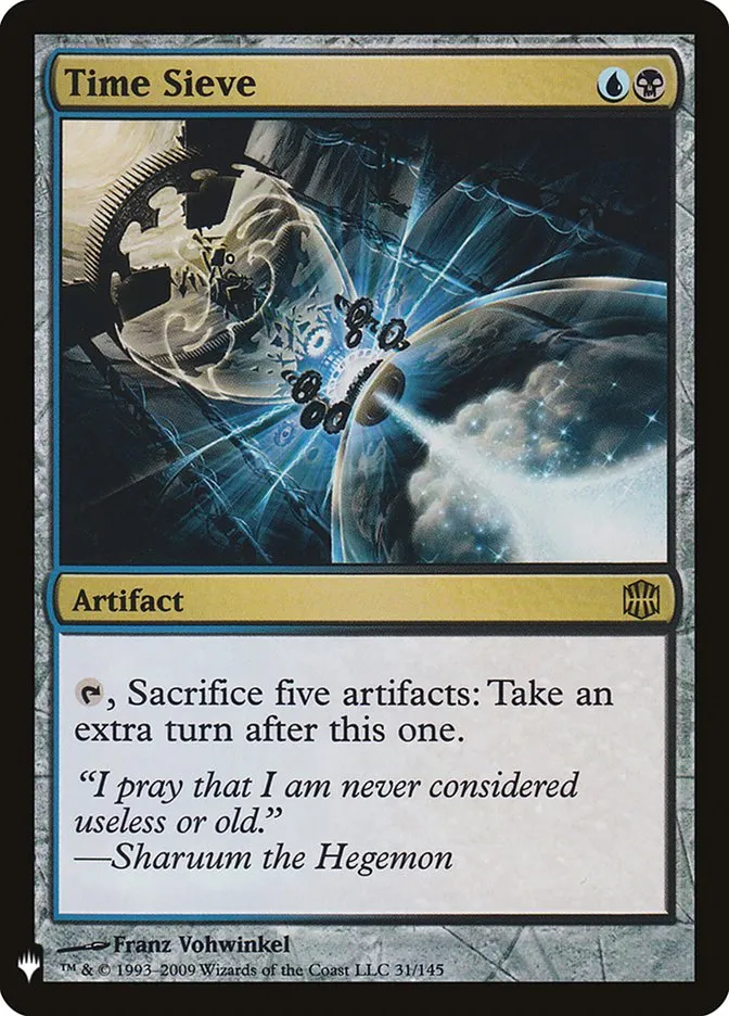 2020 The List Time Sieve #ARB-31 rare card image