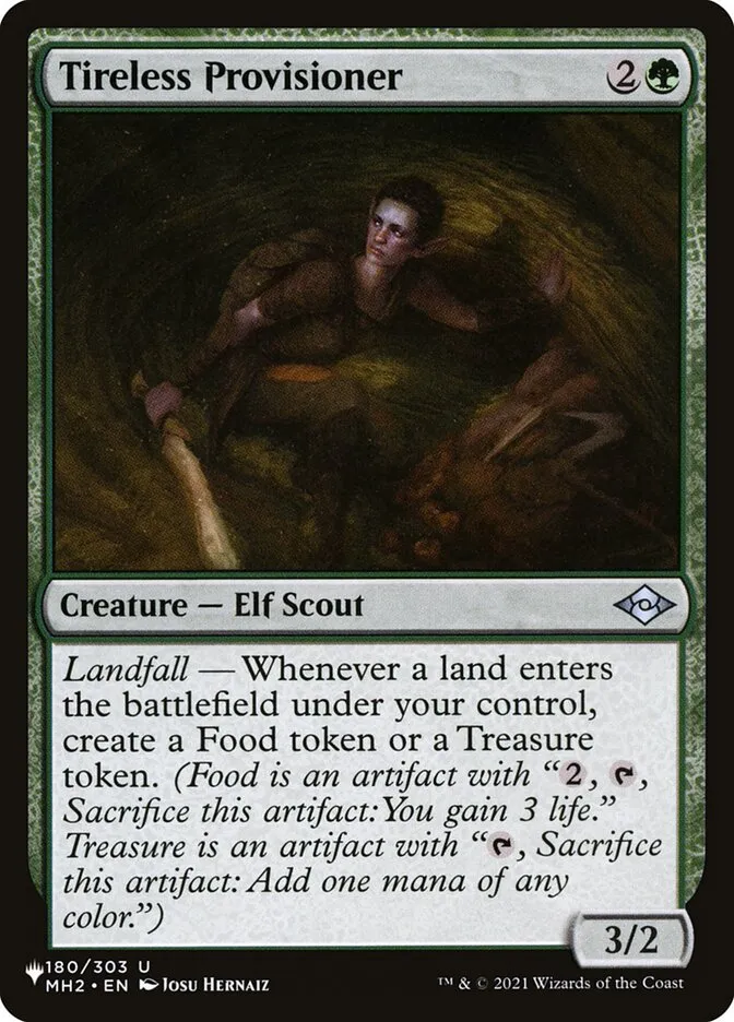 2020 The List Tireless Provisioner #MH2-180 uncommon card image
