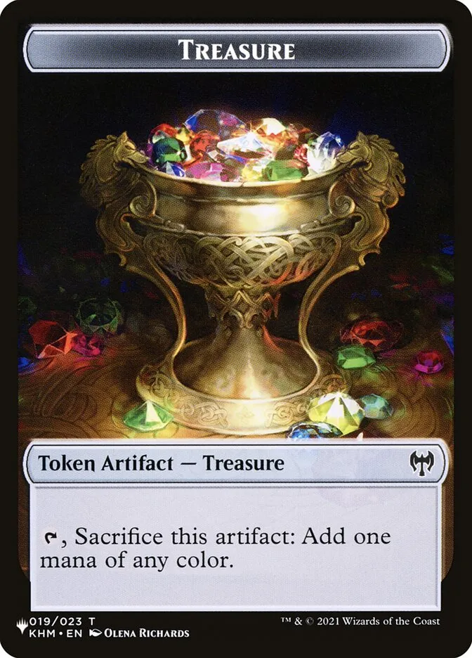 2020 The List Treasure common #TKHM-19 common card image
