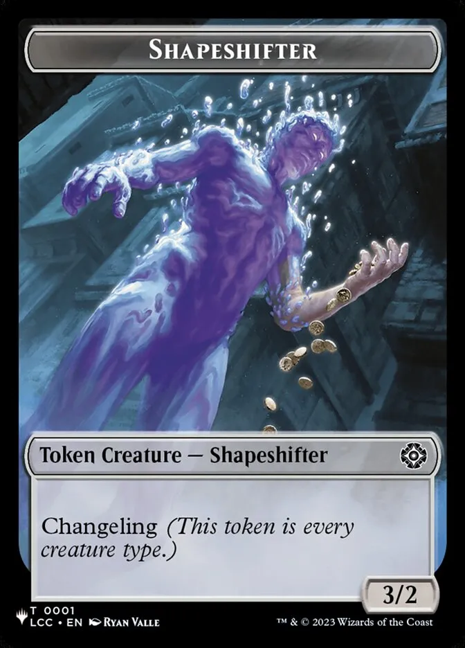 2020 The List Shapeshifter common #TLCC-1 common card image
