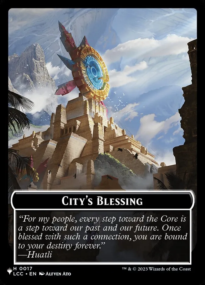 2020 The List City's Blessing #TLCC-17 common card image