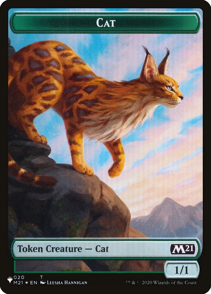 2020 The List Cat #TM21-20 common card image