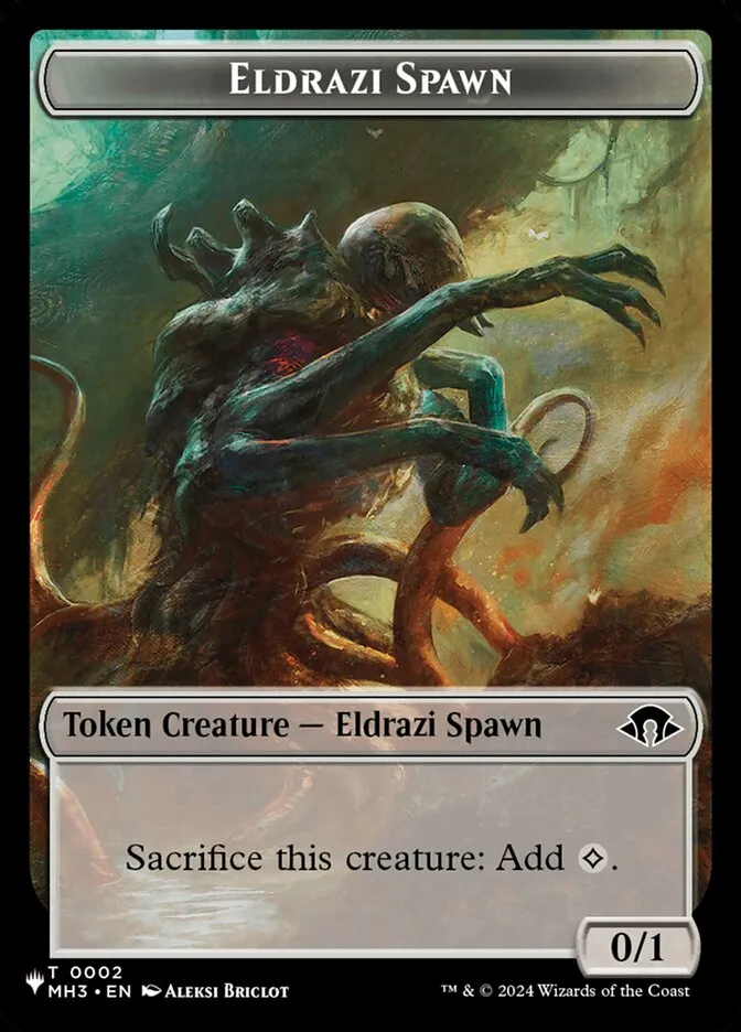 2020 The List Eldrazi Spawn common #TMH3-2 common card image