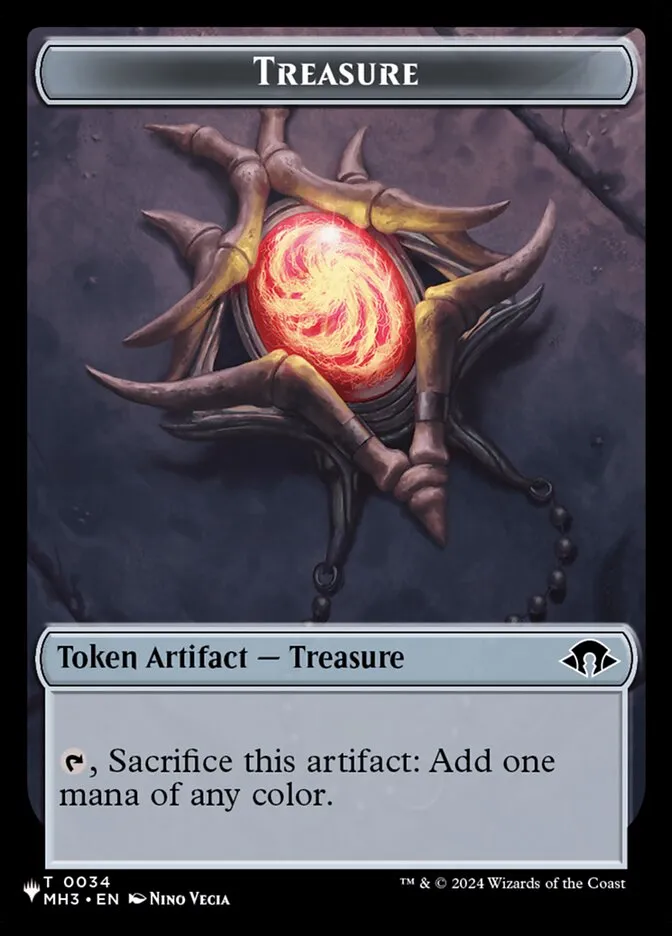 2020 The List Treasure common #TMH3-34 common card image