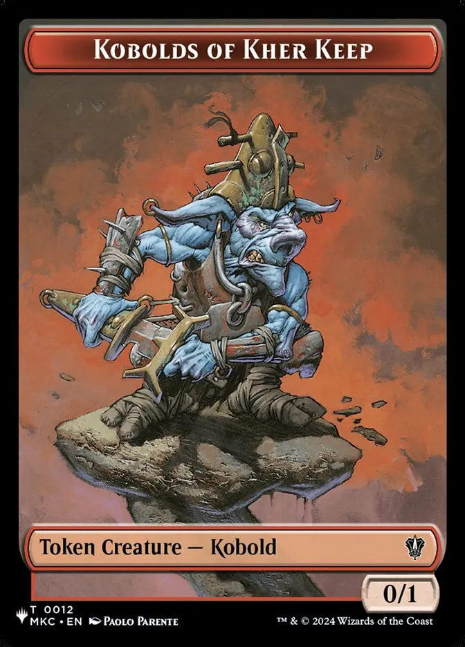 2020 The List Kobolds of Kher Keep #TMKC-12 common card image