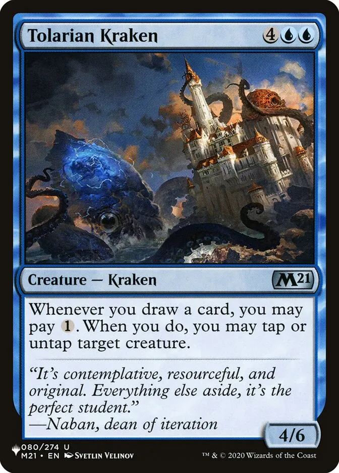 2020 The List Tolarian Kraken #M21-80 uncommon card image