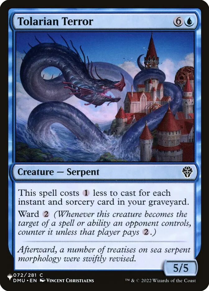2020 The List Tolarian Terror #DMU-72 common card image