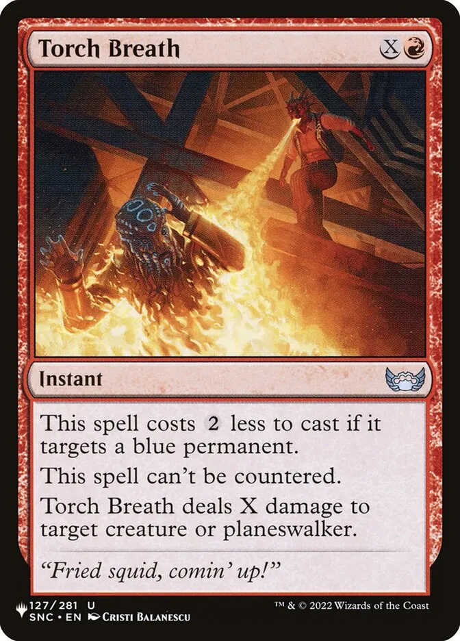2020 The List Torch Breath #SNC-127 uncommon card image