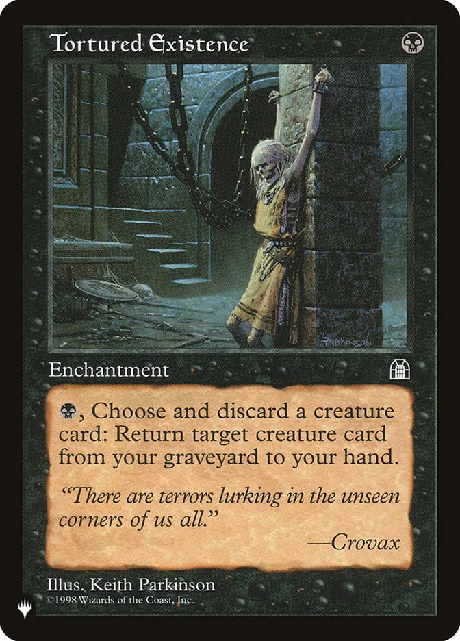 2020 The List Tortured Existence #STH-74 common card image