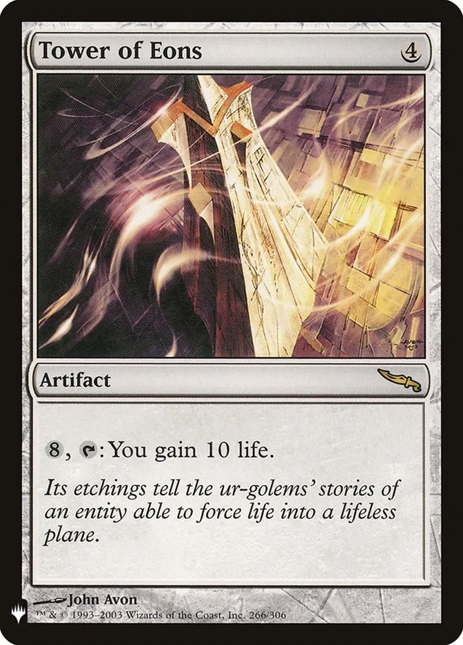 2020 The List Tower of Eons #MRD-266 rare card image