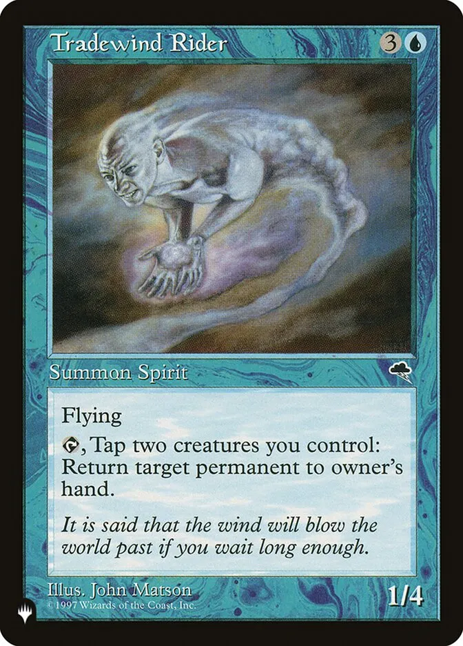 2020 The List Tradewind Rider #TMP-98 rare card image